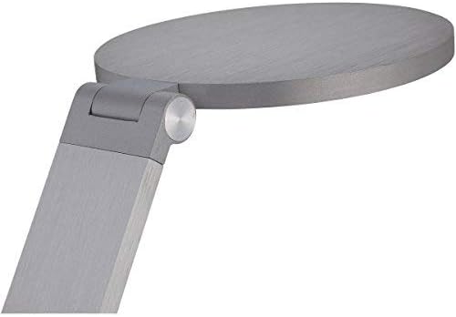 George Kovacs P305-3-654-L George`S Reading Room LED Floor Lamp, Chiseled Nickel