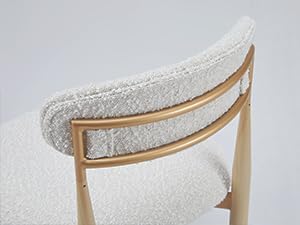 Morden Fort Modern Dining Table Set for 6, 68'' Rectangle Dining Table with 6 Chairs, Kitchen Table with Pedestal Base, Dinner Table for Dining Room, Kitchen, Living Room (Natural)