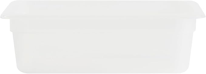 Restaurantware Food Storage Container 1 Pack of 12.7 x 6.8 x 3.9 Inches Plastic Stackable Storage Box White Reusable Label Container Dishwasher Safe For Restaurants And Kitchens