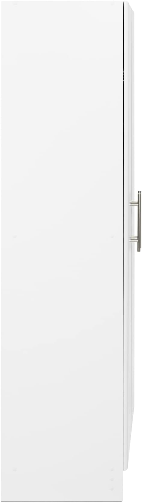 Prepac Elite Tall Garage Storage Cabinet & Pantry Storage Cupboard, 2-Door Freestanding Bathroom or Pantry Cabinet with Adjustable Shelves, 16" D x 32" W x 65" H, White