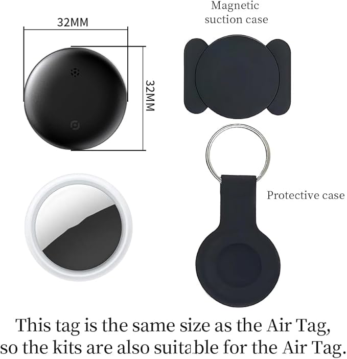 Android Mini Tracker Smart Tags localizador Locator Works with Google Find My Device (Android Only), for Wallet Car Luggage Vehicle Motorcycle Tracking Device Worldwide,Waterproof Not GPS Tracker