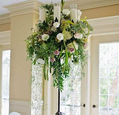 D'light Online 3 X 8 Inch Pillar Candles Set of 12 Bulk Event Pack Round Unscented Premium Wax Pillar Candles for Wedding, Spa, Party, Birthday, Holiday, Bath and Home Decor (3X8, Ivory)