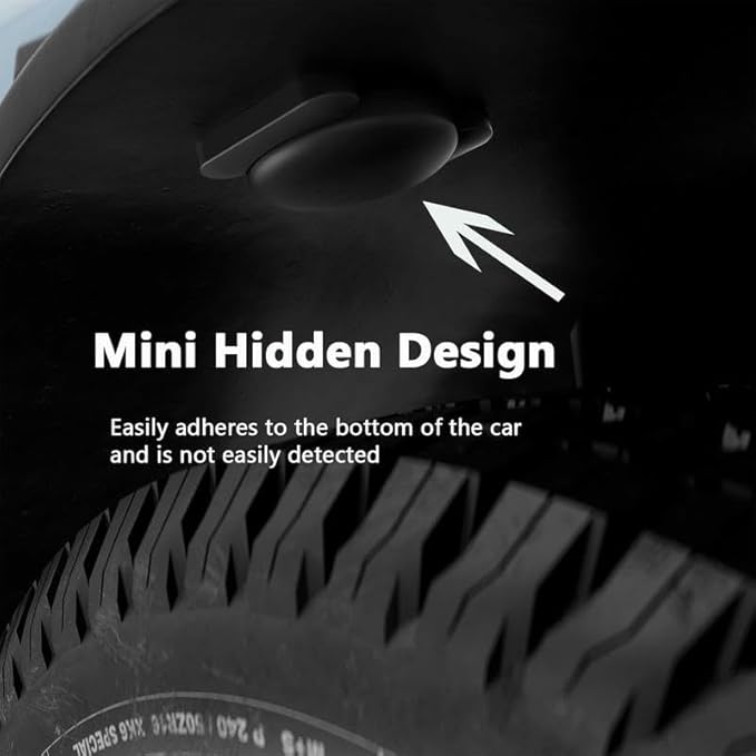 Mini GPS Tracker for Vehicles – Hidden Magnetic Car Tracker, Real-Time Tracking for Cars, Kids, Pets, No Monthly Fee, No SIM, Works with Apple Find My