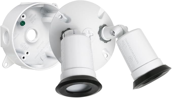 Hubbell-Bell LT233WH Traditional Outdoor Flood Light Kit, White