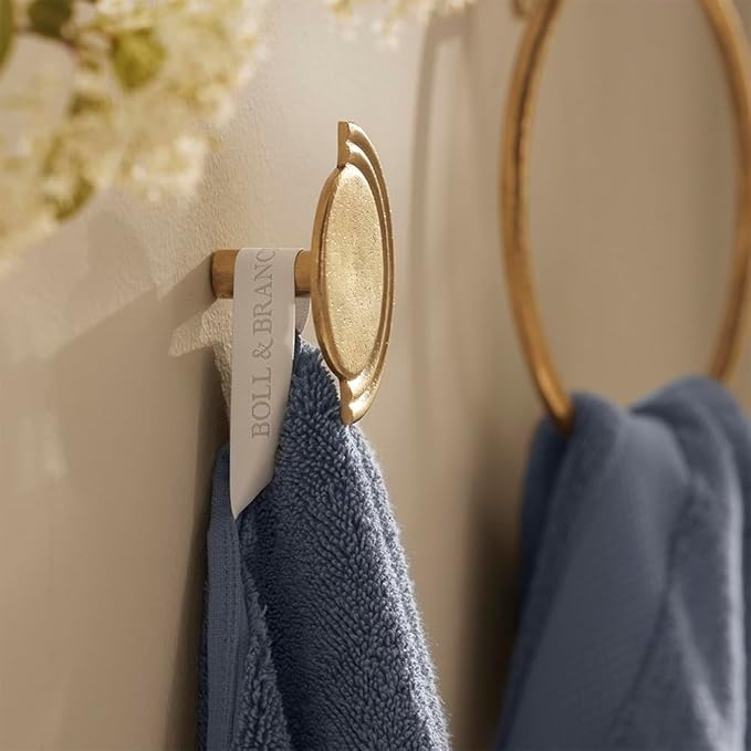 BOLL & BRANCH Plush Bath Sheet Set - Mineral - 6 Piece - Includes 2 Oversized Bath Sheets, 2 Hand Towels & 2 Washcloths - 100% Organic Cotton - Ultra Soft & Luxurious - Quick Absorbing