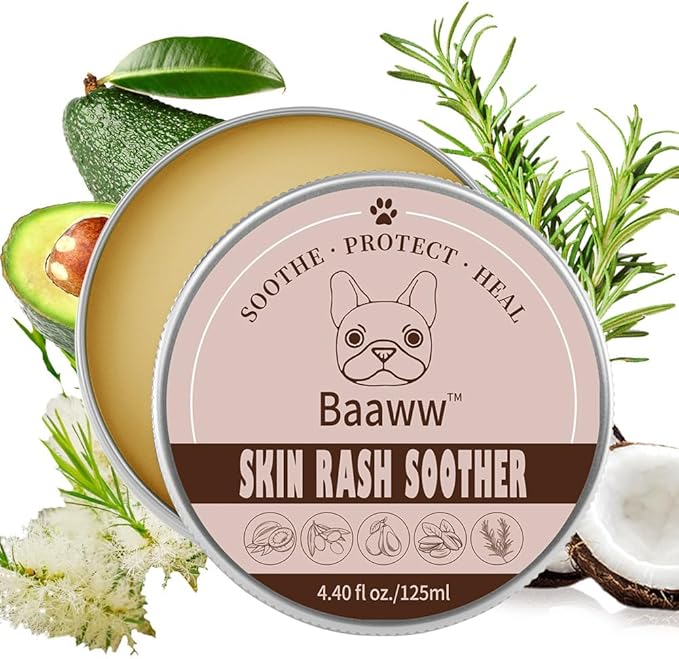 Dog Skin Irritation Treatment - Hot Spot Soother Skin Treatment for Dogs, Anti-Itch Lotion, Allergy Relief & All-Natural Rash Cream for Dogs - Soothing Relief for Dry, Itchy Coat - Cream 125ml