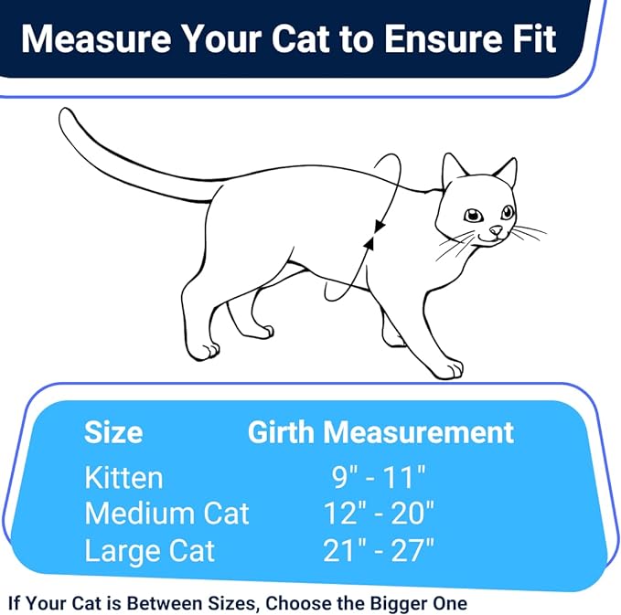 Houdini™ Escape Proof Kitten Harness and Leash Set by OutdoorBengal – Black, Small Cat Harness for Walking