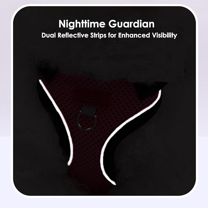 Cat Harness and Leash Set for Walking – Escape-Proof Reflective Vest for Cats and Small Dogs, Adjustable Soft Air Mesh with Pressure-Reducing Design, 4.92ft, S, Green & Pink