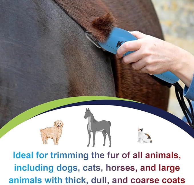 7FW Wide Pet Dog Grooming Detachable Blades,Compatible with Andis,Oster A5,Wahl KM10 Clippers,Cut Length 1/8"(3.2mm)