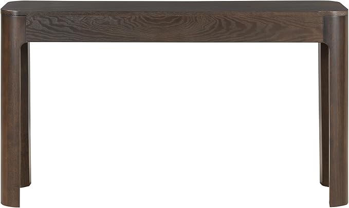 Amposei Retro Rustic Entry Console Table 52’’ Wooden Entryway Sofa Table with Storage Drawers for Living Room Entrance Hallway, Espresso