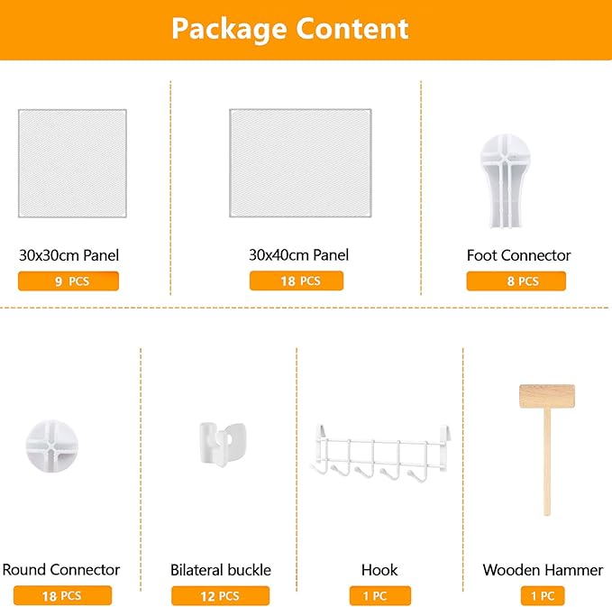 AWTATOS Closet Organizer 6 Cube Storage Shelves Portable Closet Clothes Organizers and Storage Stackable Cubby Shelving for Closet Bedroom Living Room Office, Transparent Twill