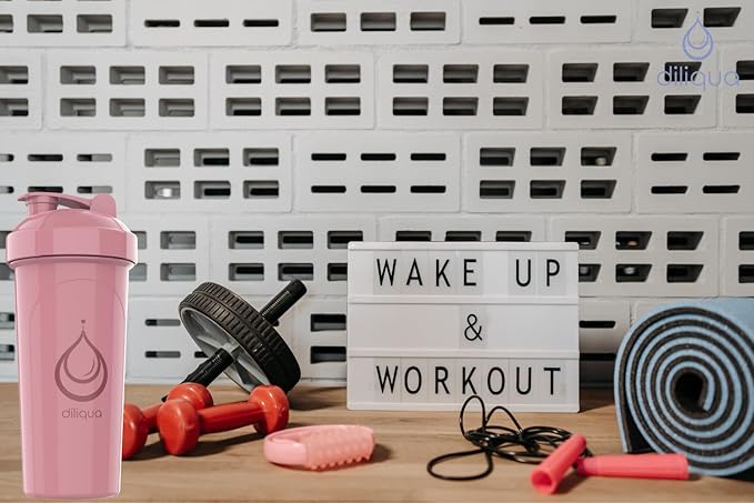 2 PACK, 28 oz & 20 oz Shaker Bottles with Powerful Wire Whisks for Protein Mixes | Leakproof Blender Shaker Bottle Pack | BPA-Free & Dishwasher Safe | Shaker Bottle | Shaker Cups for shakes