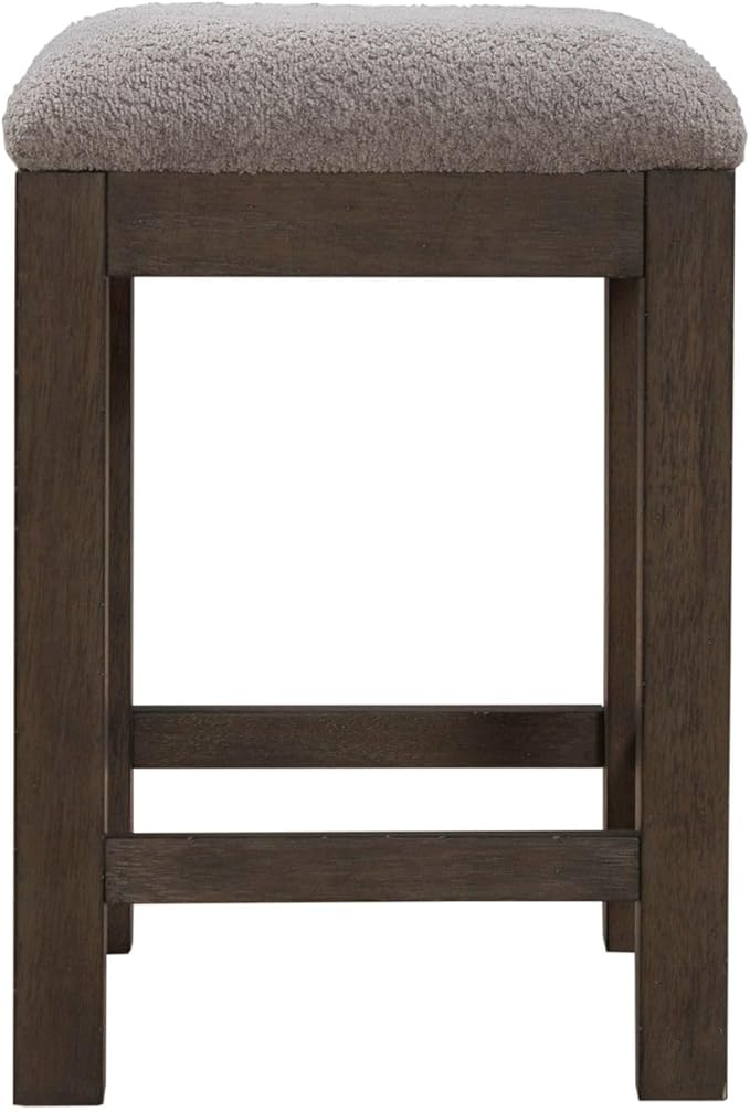 Liberty Furniture Cascade Falls Living Room 4 Piece Set - Console Bar Table, 3 Stools - Satin Espresso