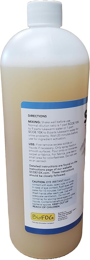 Odor Eliminator Concentrate- Makes 2.5 Gallons- Urine Odor Eliminator