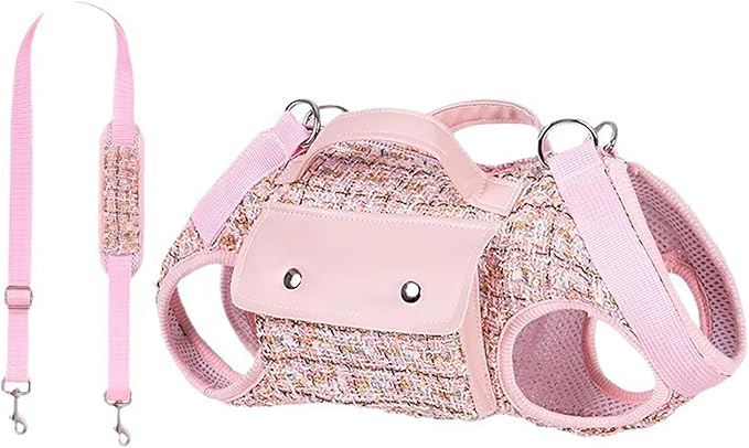 Dog Lift Harness Backpack,3 in 1 Convertible Pet Carrier for Dogs/Cats,Horizontal Design Dog Carrier with Adjustable Back Straps,Dog Harness and Leash Set,Adjustable Sling