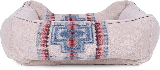 Pendleton Berber Kuddler Dog Bed - Harding Rosewood, M