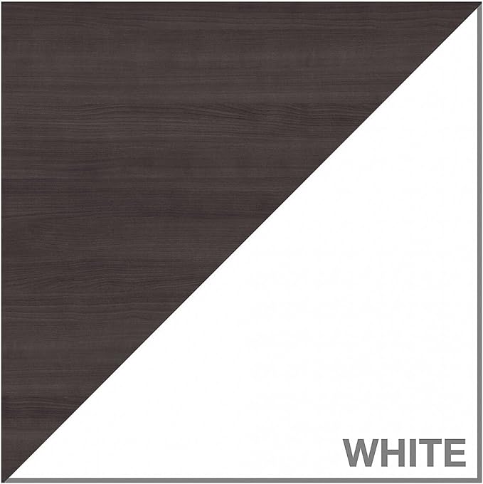 Bush Furniture File Drawer Accommodates Letter-Size documents While Box Drawer Stores Office Supplies and Utensils