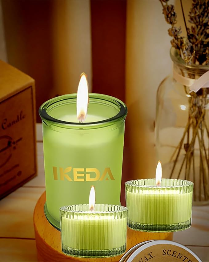 Scented Candles,3pcs Nature Aroma Home Aromatherapy Candles Gifts Set,80h Long Lasting Burn Time Soy Wax Candle for Bar, Birthday, Valentine, Christmas
