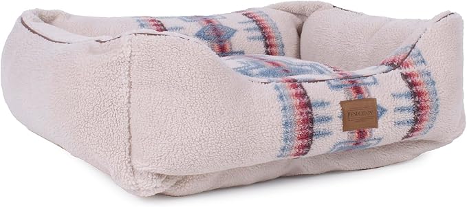 Pendleton Berber Kuddler Dog Bed - Harding Rosewood, M