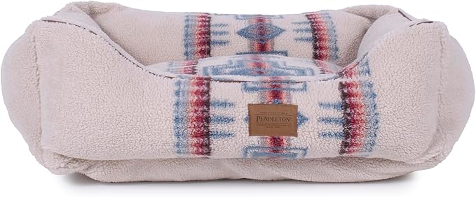 Pendleton Berber Kuddler Dog Bed - Harding Rosewood, M