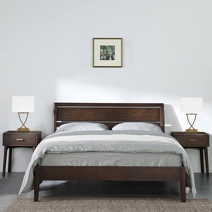 3-Way Dimmable Touch Control Medium Table Lamp with Type C/USB Charging Port and 1 AC Outlet White Shade 21.38" Bedside Nightstand Lamp for Bedroom Living Room Office and Hotel Bulb Included