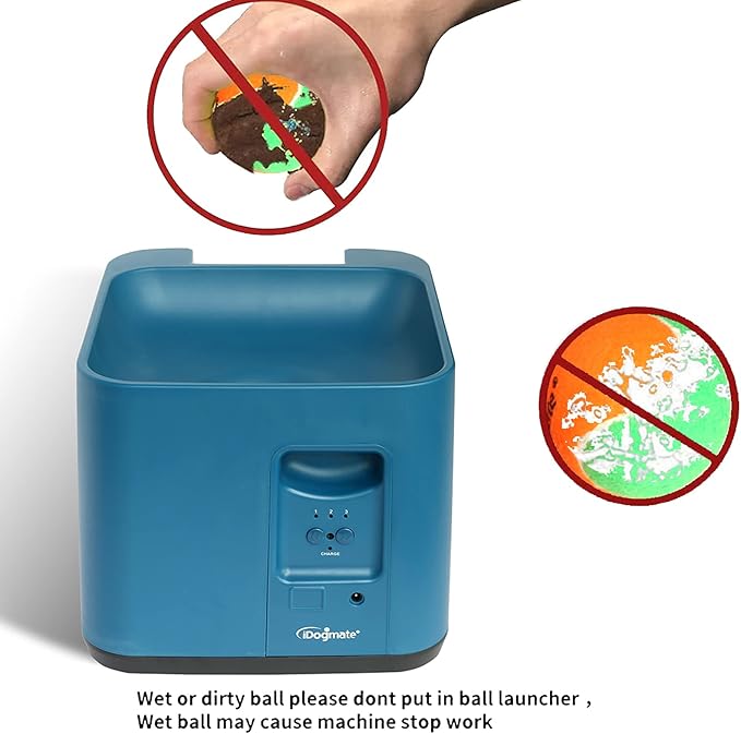 Automatic Dog Ball Launcher - Rechargeable Tennis Ball Thrower for Big/Medium-Sized Dogs - Remote Control - 3 Balls (2.5 inches) - Indoor/Outdoor Toy