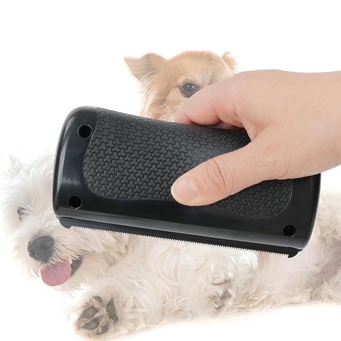 Groompro Deshedding Brush, Deshedding Brush for Cats, Dogs, Rabbits, Horses, Ergonomic Dog Groomer for Matted Hair, Loose Hair