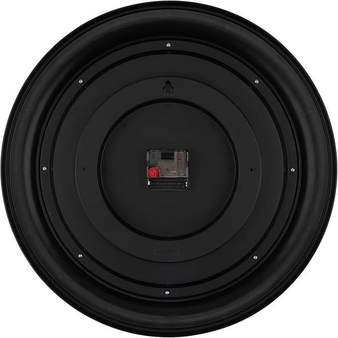 Foxtop Large Wall Clock 18 Inch Silent Non Ticking Battery Operated Classic Vintage Retro Wall Clock Decorative for Living Room Kitchen Home Office (Bronze)