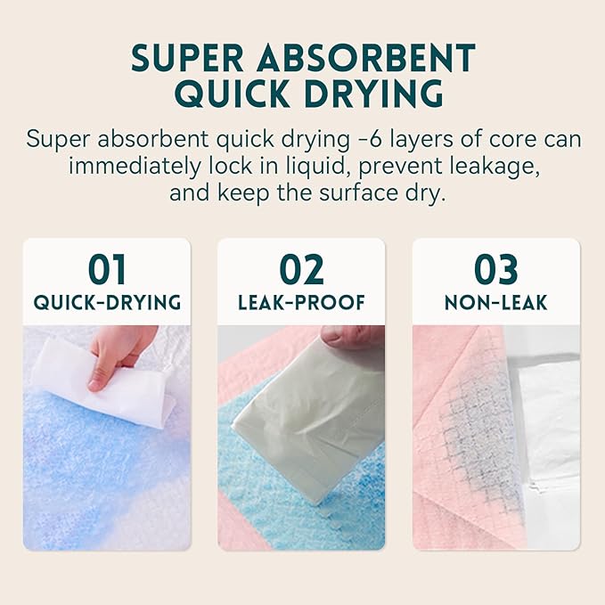 100 Count Cat Litter Pads for Tidy Cats Breeze Litter System 16.9 x 11.4 Inch Lavender Scented Cat Pad Refills Super Absorbent Quick-Dry Pee Pads for Cats(Pink)