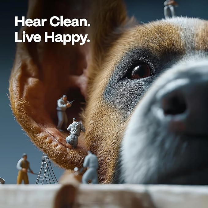 DOCO Dog & Cat Ear & Teeth Cleaning Wipes Kit - Removes Plaque, Tartar & Wax, Freshens Breath, Soothes Ears with Chamomile, Aloe & Bacon Flavor - Gentle & Effective for All Pets, 100 Count