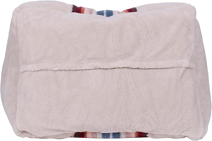Pendleton Berber Kuddler Dog Bed - Serape Rosewood, L