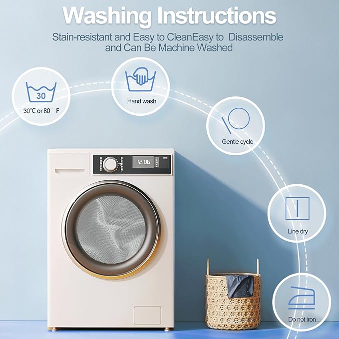 Chaise Cushion Cover for Sectional Sofa, Softer Chenille Sofa Cover for L Shaped Couch (Left or Right Facing), Stretch Chaise Couch Slipcover (Only 1 Piece, Light Grey)