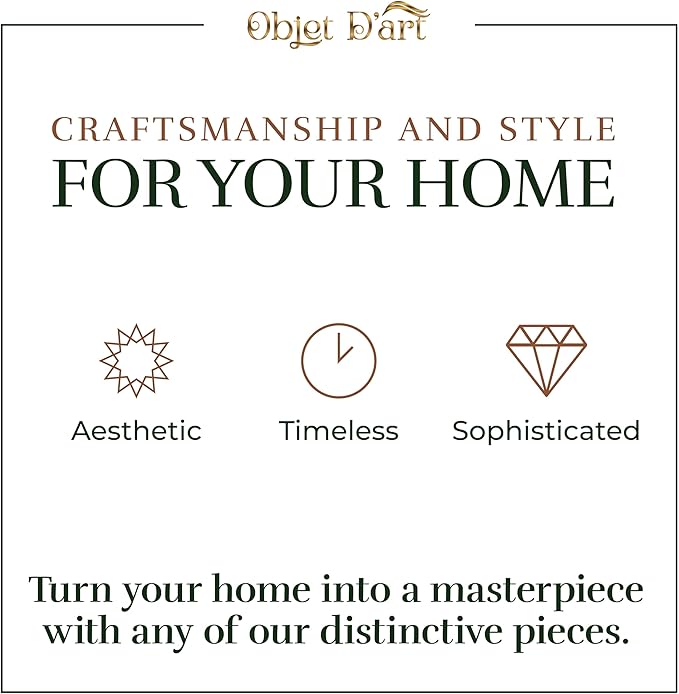 Decorative Gold Trays by Objet D’Art, Beaufort Rectangular Bar Tray for Living Room, Ottoman and Coffee Table, Set of 2 Trays for Candles, Liquor, and Centerpieces