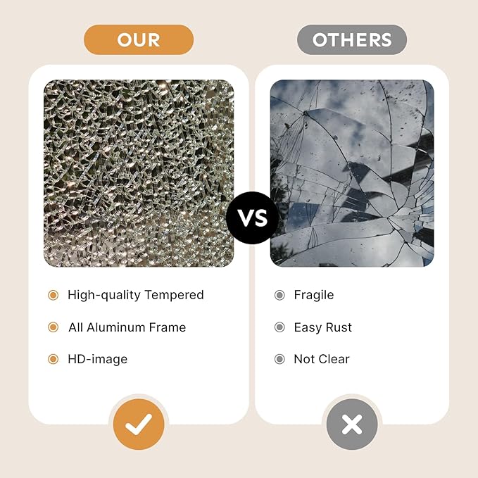 Kosmonia 56x18 Hollywood Full Length Mirror with Light, 17 Dimmable Bulbs & 3 Color Smart Touch Control, Distortion Free, Tempered Glass & Shatter Proof Film, Safe Full Body Mirrors with Stand