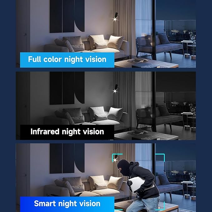 2K Cameras for Home Security Indoor, 2.4 & 5Ghz WiFi Baby/Pet Camera with Phone App, Night Vision, Motion Detection, Two-Way Audio, Smartphone Control Inside Cameras for House