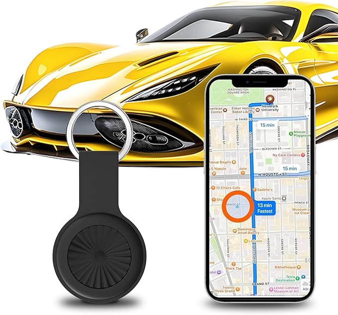 GPS Tracker for Vehicles, Mini Portable Car GPS Tracking of iOS & Android App Support, Full Global Coverage Location GPS Tracker for Dogs,No Subscription Required/No Monthly Fee/No SIM Card Required