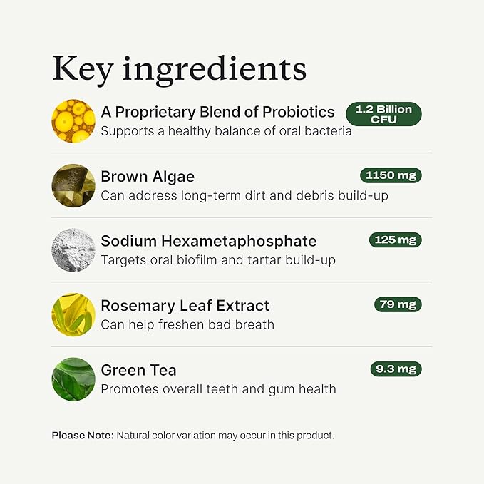 PetLab Co. ProBright Dental Powder - Dog Breath Freshener - Teeth Cleaning Made Easy – Targets Tartar & Bad Breath - Formulated for Large Dogs - Packaging May Vary