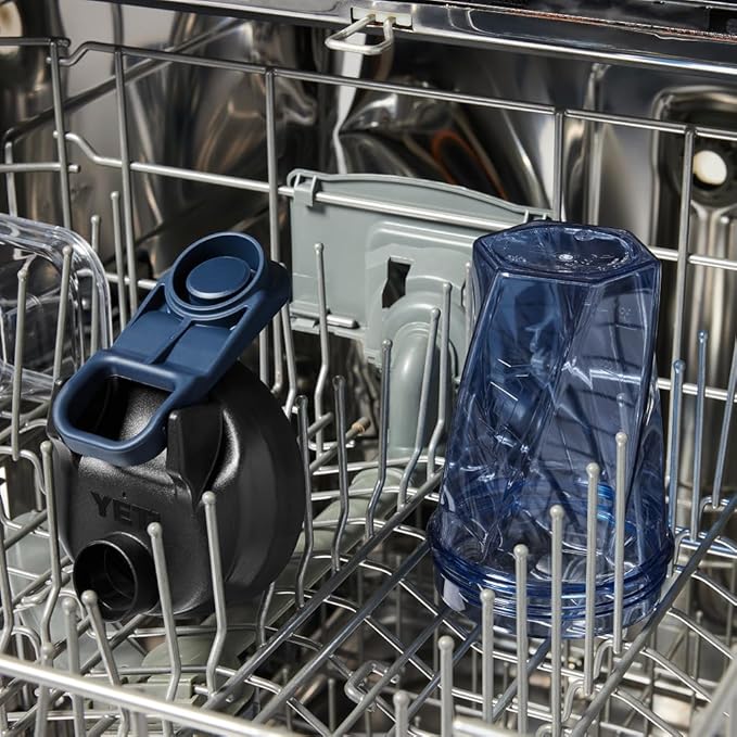 YETI Yonder Helimix Vortex Blender Shaker Bottle Holds up to 20oz | No Blending Ball or Whisk | USA Made | Portable Pre Workout Whey Protein Drink Shaker Cup | Dishwasher Safe, Rescue Red