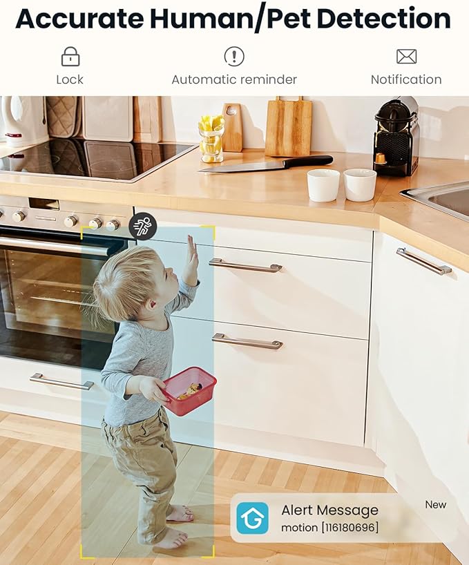 ieGeek Security Camera Indoor, 5G/2.4G WiFi Pet Cameras for Home Security, 2K Dog Cam w/Auto Tracking, Smart Motion Detection, Phone App, Baby Monitor, 3MP Night Vision, Works with Alexa(2 Pack)
