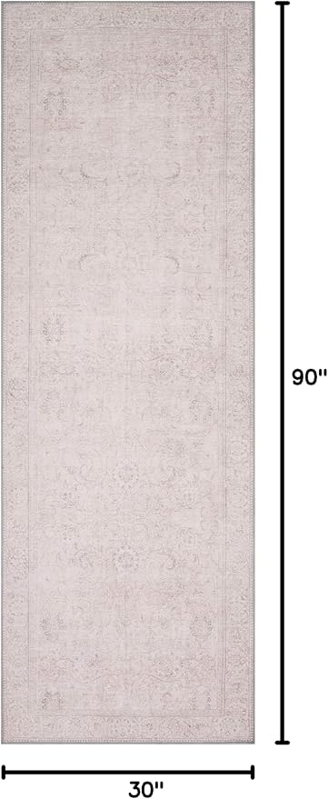 Loloi Loren Collection LQ-12 Sand 2'-6" x 7'-6" Runner Rug