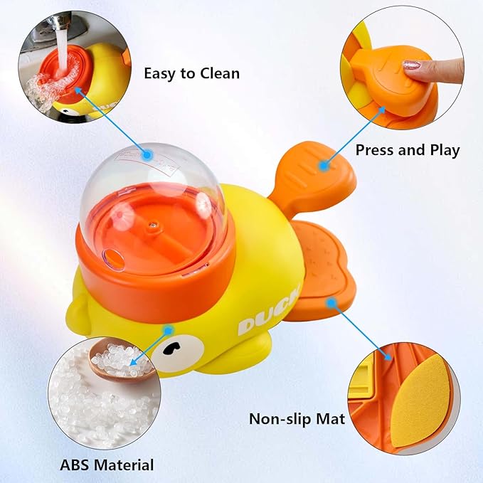 Duck Treat Dispenser for Dogs to Train Problem-Solving Skills,Dog Slow Feeder Puzzle Toy Prevents Bloating,Interactive Treat Dispensing Toy for Medium and Small Cats,Dogs,Other Pets