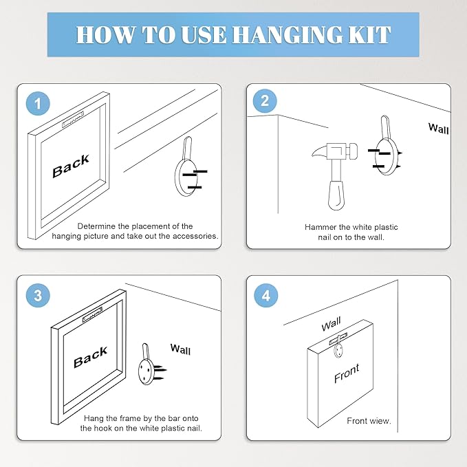 Framed Christmas Pictures Wall Decor,Vintage Pine Tree Prints,Winter Christmas Canvas Wall Art Decoration for Bedroom Bathroom Living Room Rustic Xmas Holiday Gifts (Christmas Tree 10, 20'' X 32'')