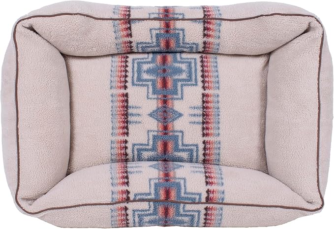 Pendleton Berber Kuddler Dog Bed - Harding Rosewood, L