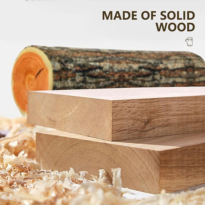 Solid Wood Desk, Mid Century Modern Desks Home Office Desks with Drawers Small Desk for Bedroom