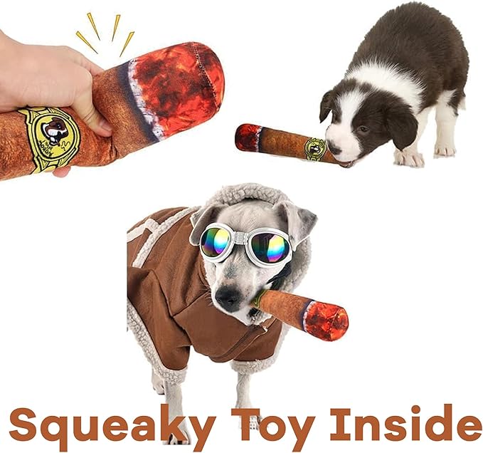 SMQ 3pcs Dog Toys with Interactive Squeaky Sound, Safe Plush Cotton Filled, Photography Props, Squeaky Pet Toy for Small, Medium Puppies and Dogs