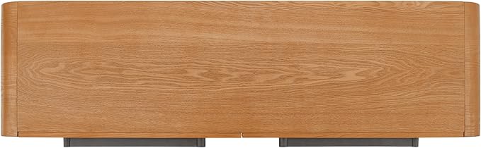 Christopher Knight Home Rulor Modern Console Table with Drawers, Wooden Narrow Console Table with Storage, Minimalist Narrow Entryway Table for Hallway, Behind The Couch, Living Room, Natural