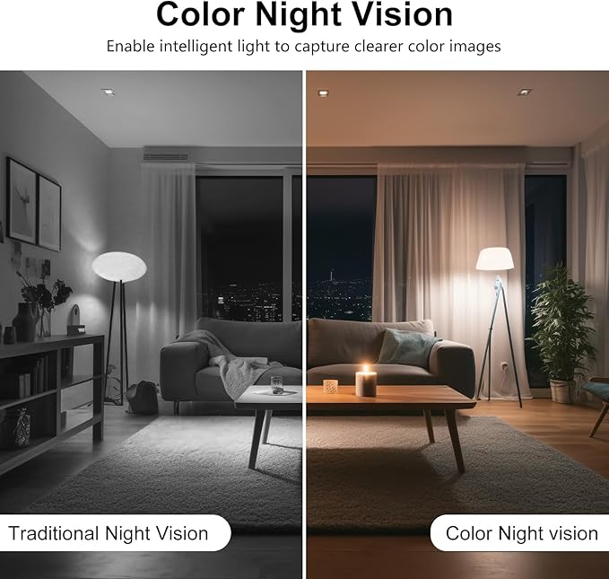 2.4G/5G Security Camera Indoor, 2K Pet Camera Indoor with Phone App, Foldable WiFi Baby Camera Motion Detection, Two-Way Talk, IR/Color Night Vision