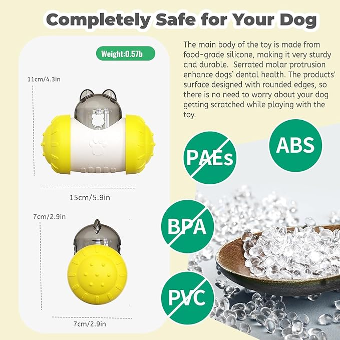 Dog Treat Toy - Interactive Dog Toys for Boredom, Treat Dispensing Enrichment Dog Puzzle Toy Food Puzzles Ball for Mental Stimulation Boredom Buster (C)