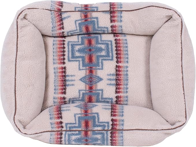 Pendleton Berber Kuddler Dog Bed - Harding Rosewood, M