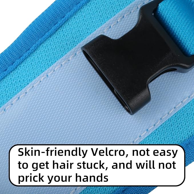 EVERKING Cat Harness and Leash Set, New Fly Fabric, Soft and Breathable, Adjustable cat Walking Jacket, Fashionable cat Vest (Blue, M(Neck 8.66"-12.6", Chest 12.6"-20.87", 12-19lbs))